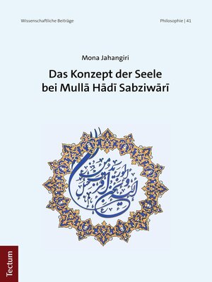 cover image of Das Konzept der Seele bei Mullā Hādī Sabziwārī